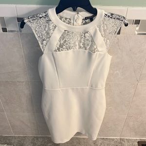 White Express Cocktail Dress